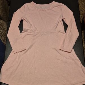 Wonder Nation Light Pink Glitter Casual Dress